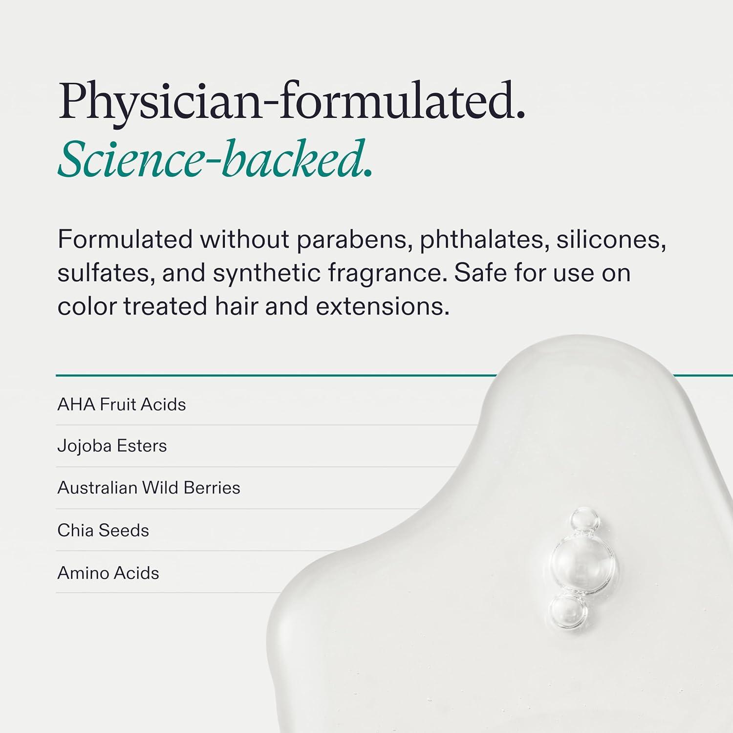 imageNutrafol Exfoliating Scalp Mask Eliminates Product Buildup and Oil for Healthier Hair and Scalp Physicianformulated for Thinning Hair Color and Extension Safe  4 Fl Oz Bottle