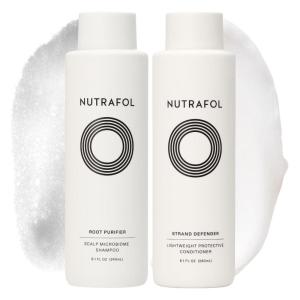 Nutrafol Shampoo and Conditioner, Cleanse and Protect Hair and Scalp, Improves Hair Volume, Strength and Texture, Physician-formulated for Thinning Hair, Color Safe – 8.1 Fl Oz Bottle